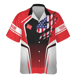Railspirit Personalized Chicago, Milwaukee, St. Paul and Pacific Railroad Hawaiian Shirt American Eagle Vintage Train Milwaukee Road Shirt