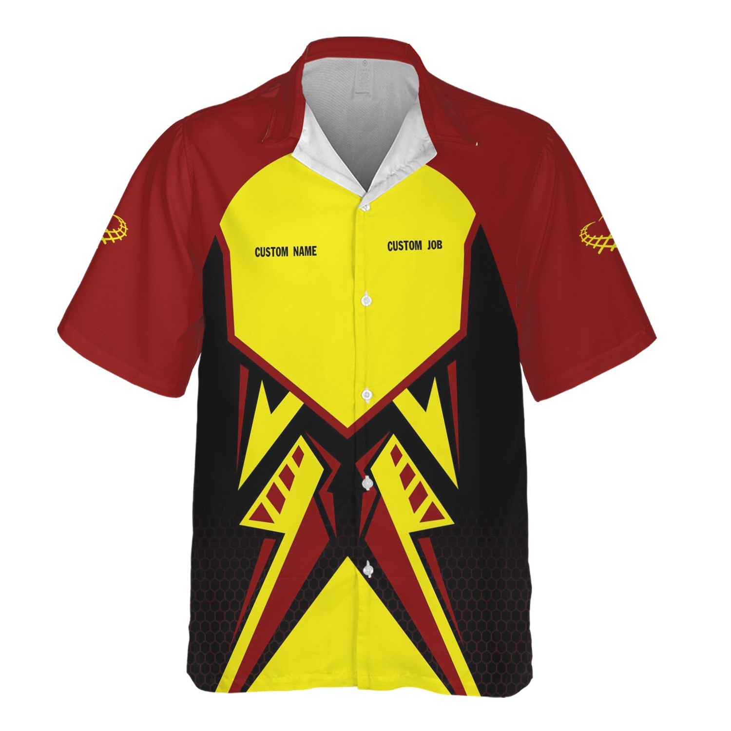 Railspirit Personalized Denver and Rio Grande Western Railroad Hawaiian Shirt Vibriant Style with Custom Position Train Shirt