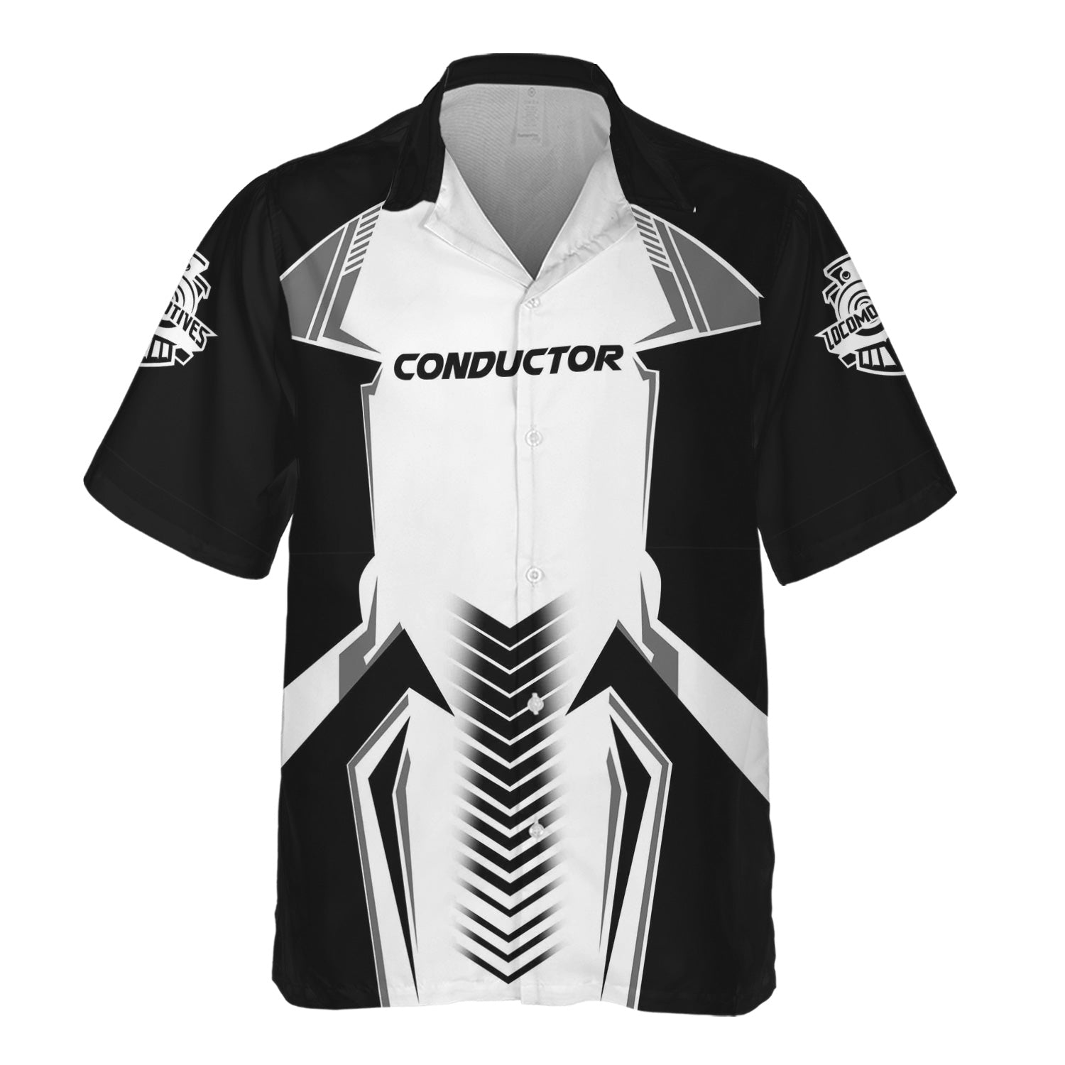 Railspirit Personalized Reading Railroad Hawaiian Shirt Standout Style with Custom Position Train Shirt