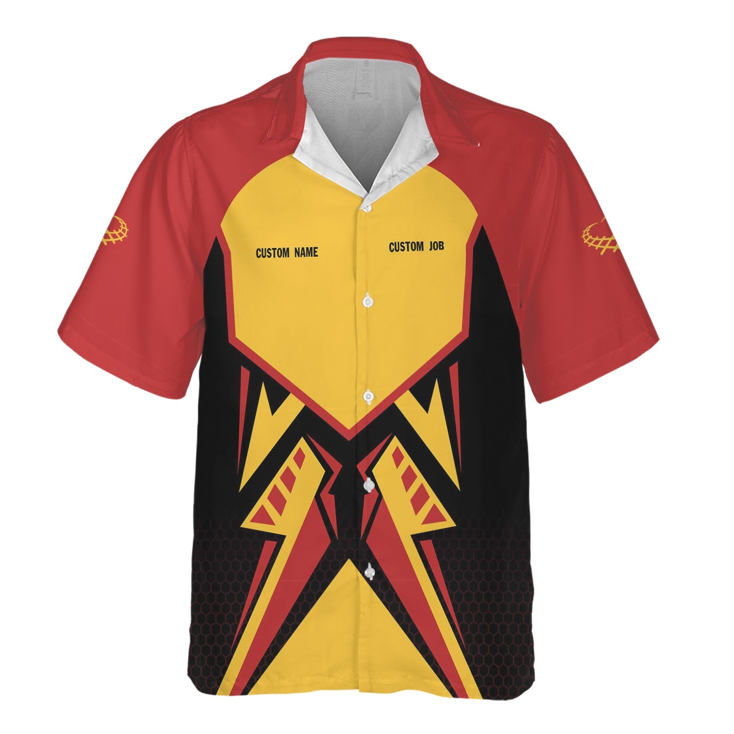 Railspirit Personalized Louisville and Nashville Railroad Hawaiian Shirt Vibriant Style with Custom Position L&N Train Shirt