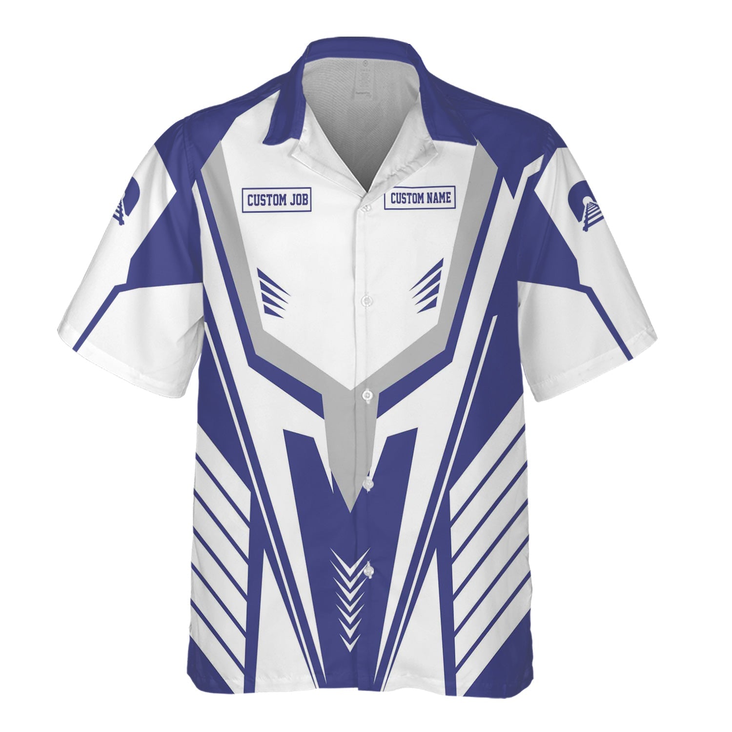 Railspirit Personalized New York, Chicago and St. Louis Railroad Hawaiian Shirt Workwear-Inspired with Custom Position Nickel Plate Road Train Shirt