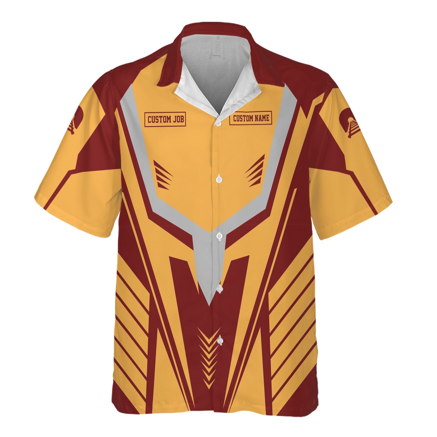 Railspirit Personalized Duluth, Missabe, & Iron Range Railroad Hawaiian Shirt Workwear-Inspired with Custom Position Train Shirt