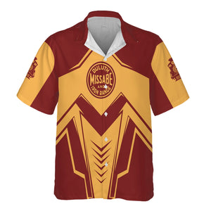 Railspirit Personalized Duluth, Missabe, & Iron Range Railroad Hawaiian Shirt Railway Trainspotter Style Shirt Gift Idea For Foamers