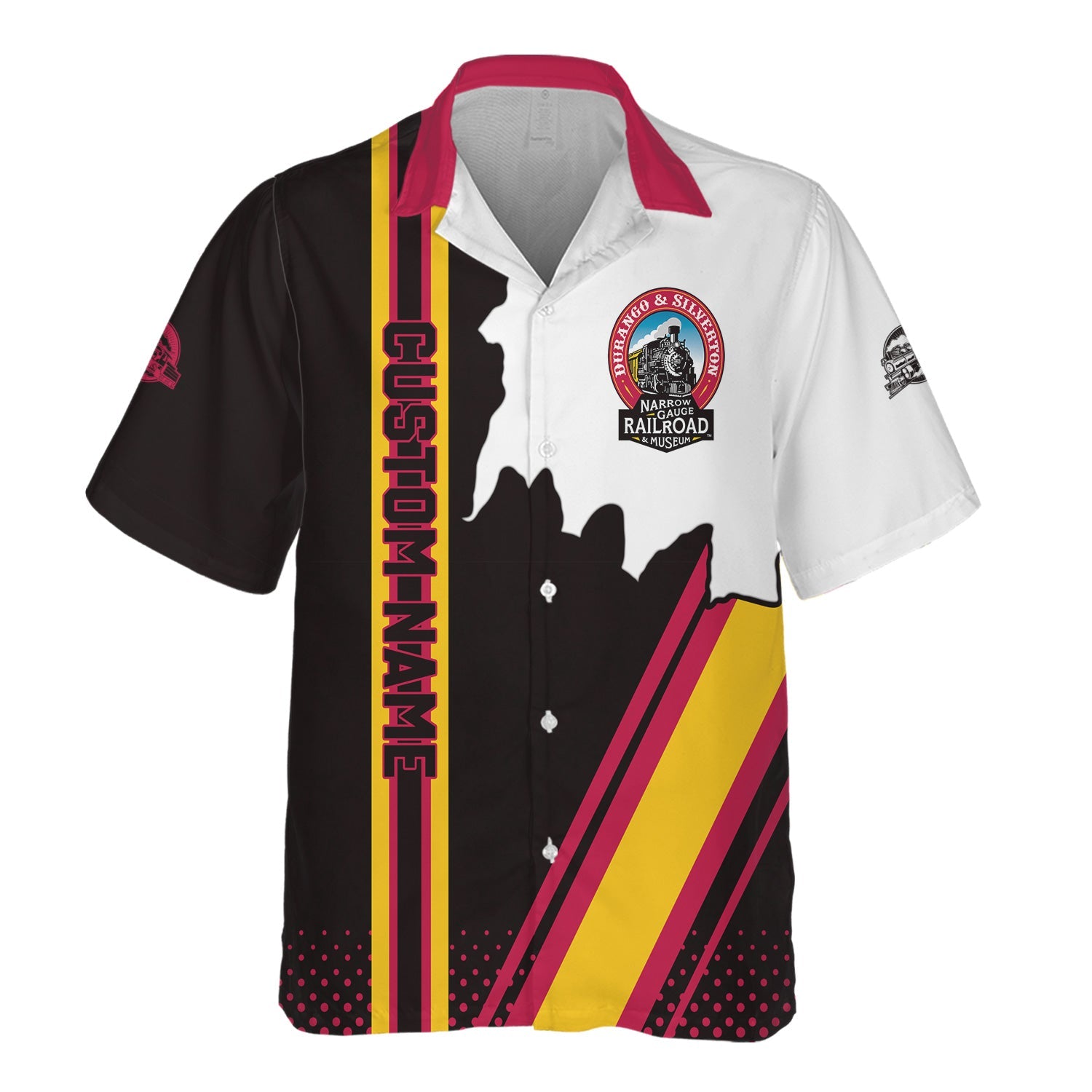 Railspirit Personalized Durango And Silverton Narrow Gauge Railroad Hawaiian Shirt All Over Printed Unisex Shirt