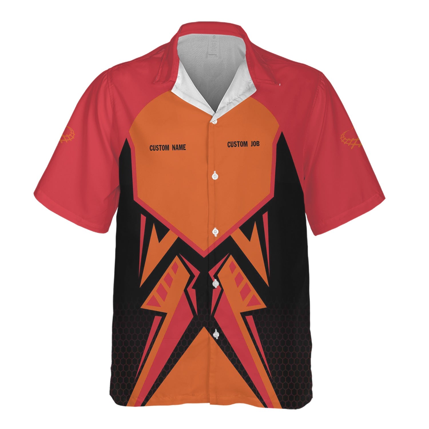 Railspirit Personalized Pacific Electric Railroad Hawaiian Shirt Vibriant Style with Custom Position Train Shirt