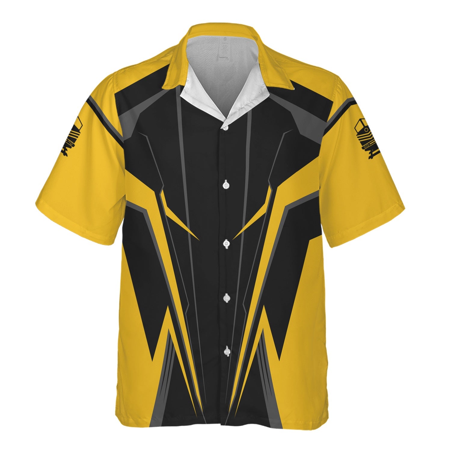 Railspirit Personalized Richmond, Fredericksburg And Potomac Railroad Hawaiian Shirt Lightning-Edge Design Train Shirt For Railroad Lovers