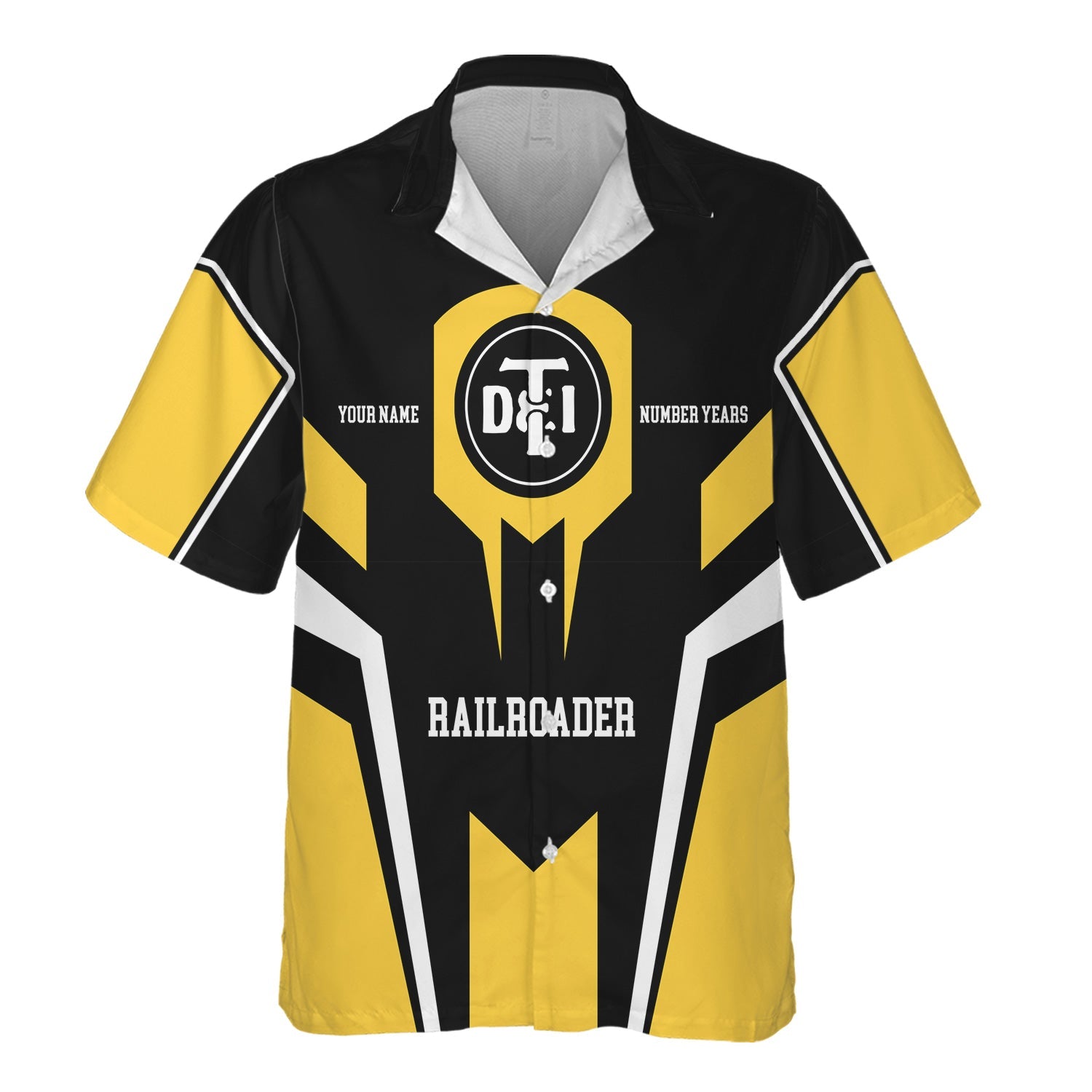 Railspirit Personalized Detroit Toledo And Ironton Railroad Hawaiian Shirt Custom Year Railroader Shirt Gift Idea For Train Lover