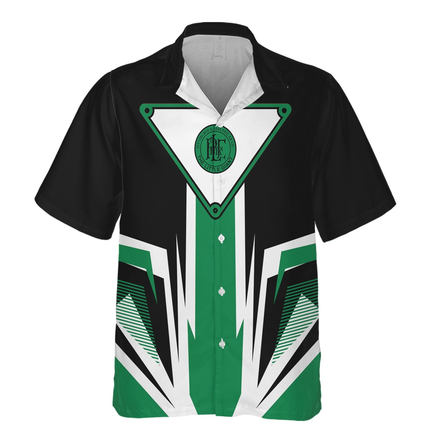 Railspirit Pittsburgh And Lake Erie Railroad Hawaiian Shirt Bold Graphic Style All Over Printed Shirt