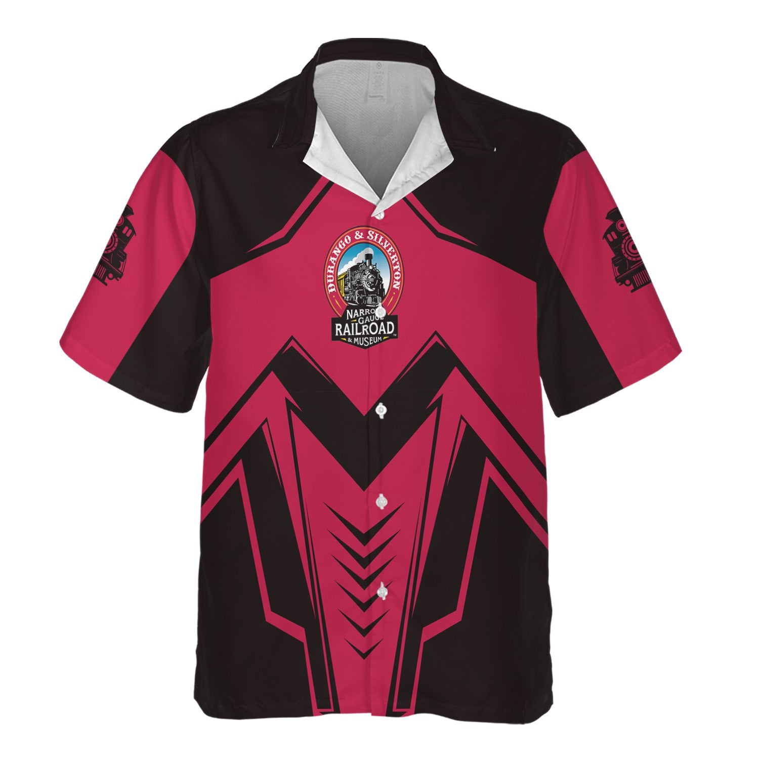 Railspirit Personalized Durango And Silverton Narrow Gauge Railroad Hawaiian Shirt Railway Trainspotter Style Shirt Gift Idea For Foamers