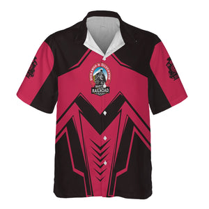 Railspirit Personalized Durango And Silverton Narrow Gauge Railroad Hawaiian Shirt Railway Trainspotter Style Shirt Gift Idea For Foamers