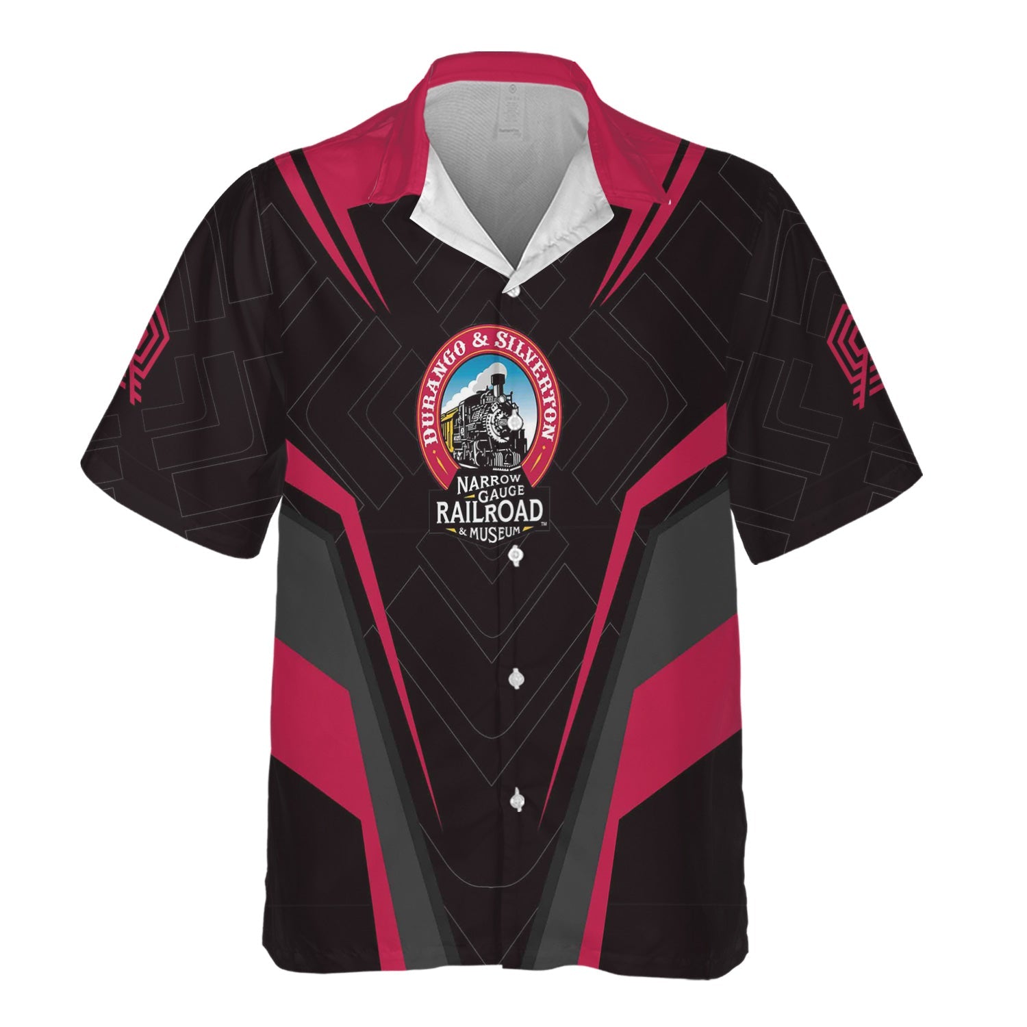 Railspirit Personalized Durango And Silverton Narrow Gauge Railroad Hawaiian Shirt Railway Inspired Apparel Train Shirt For Train Lovers