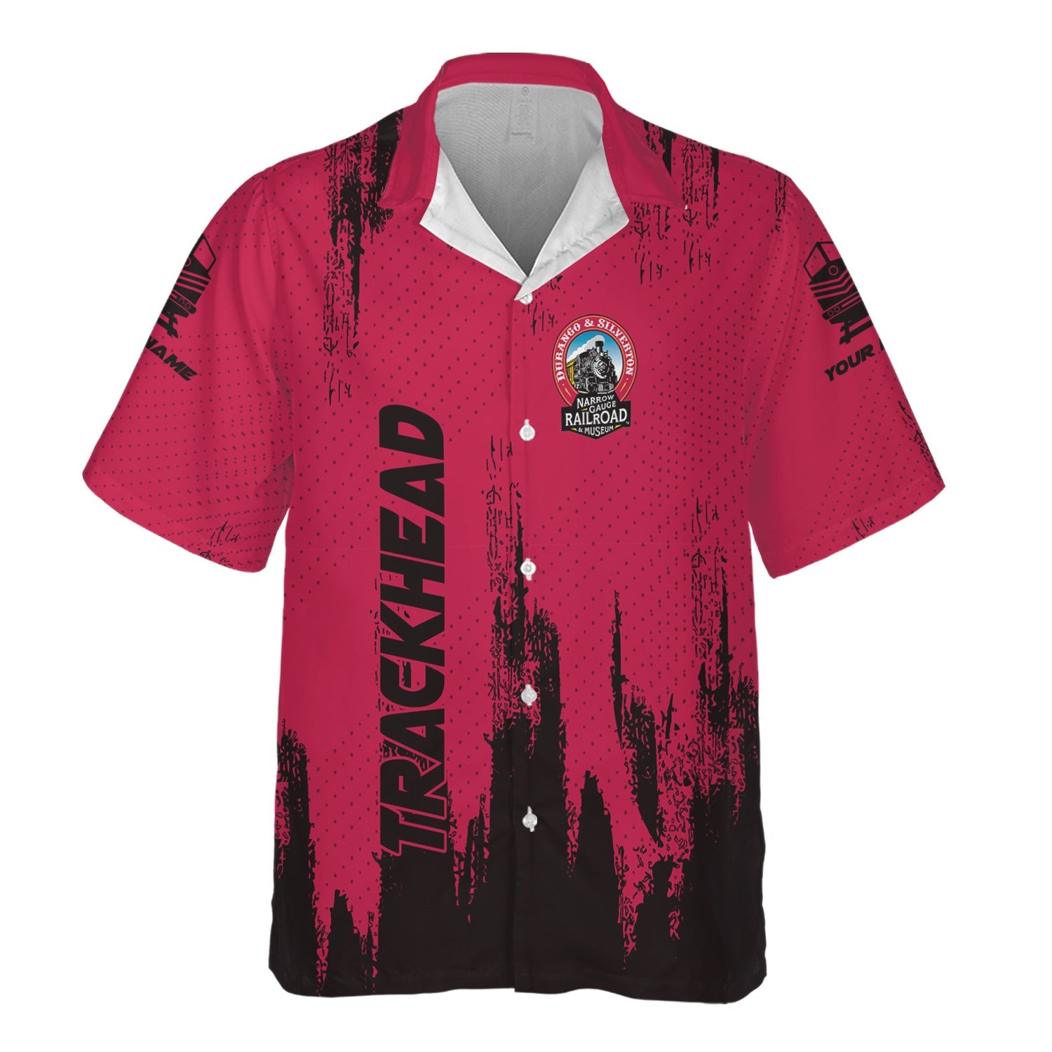 Railspirit Personalized Durango And Silverton Narrow Gauge Railroad Hawaiian Shirt Paint Impact Design Train Shirt for Trackhead