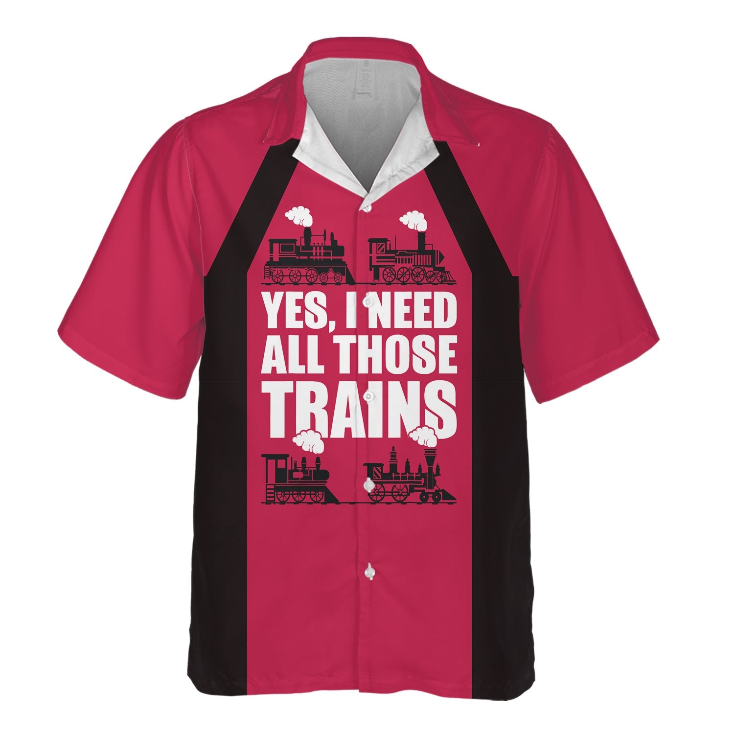Railspirit Custom Name Durango And Silverton Narrow Gauge Railroad Hawaiian Shirt Yes I Need All Those Train Printed Shirt