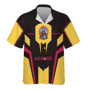 Railspirit Personalized Durango And Silverton Narrow Gauge Railroad Hawaiian Shirt Custom Year Railroader Shirt Gift Idea For Train Lover