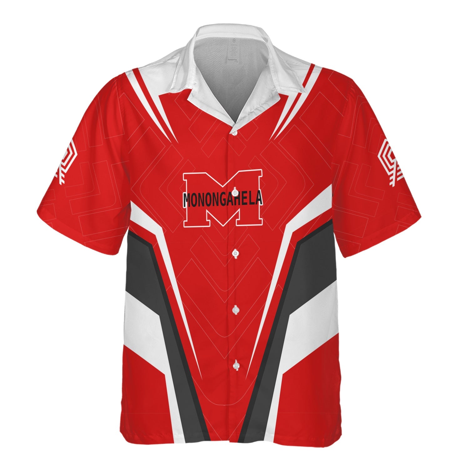 Railspirit Personalized Monongahela Railroad Hawaiian Shirt Railway Inspired Apparel Train Shirt For Train Lovers