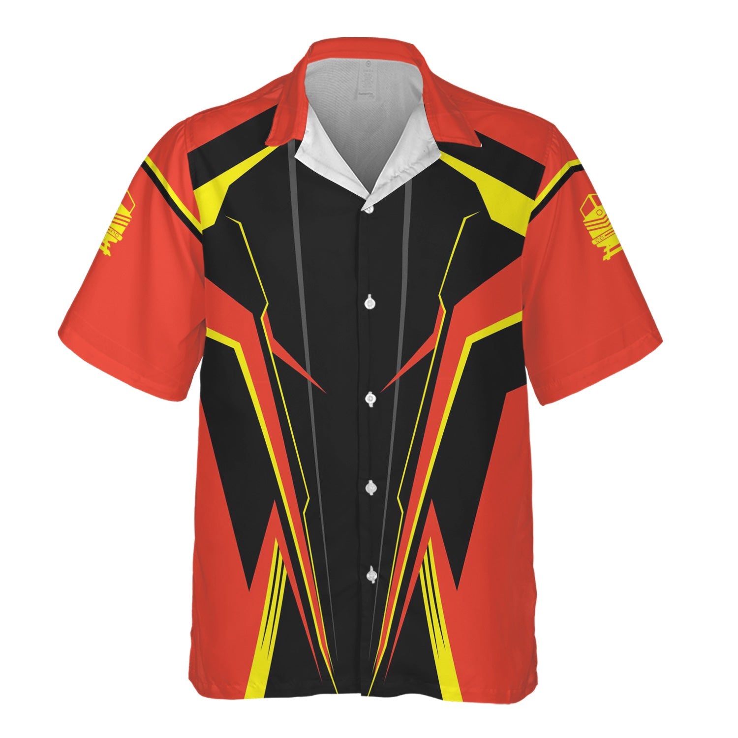 Railspirit Personalized Strasburg Railroad Hawaiian Shirt Lightning-Edge Design Train Shirt For Railroad Lovers