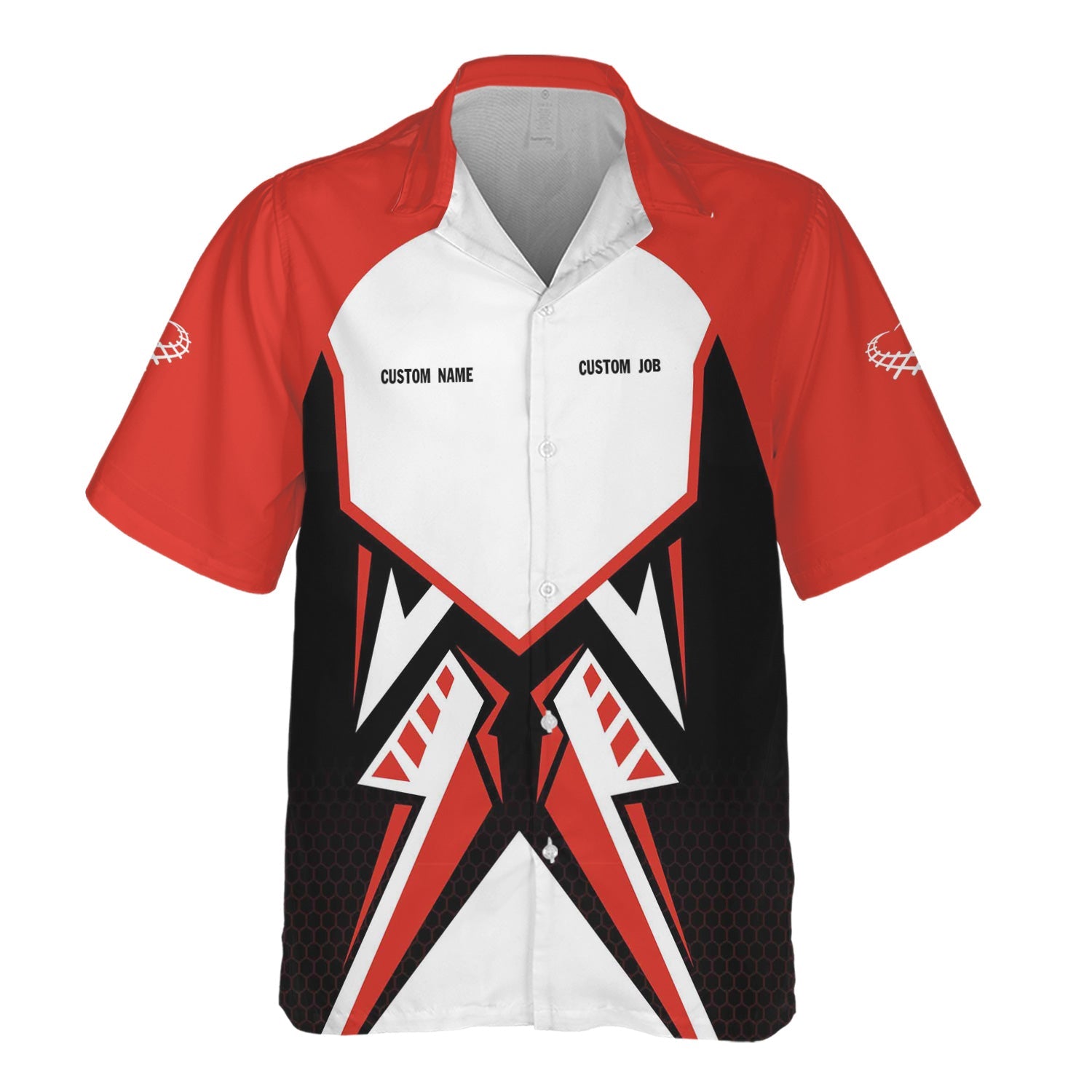 Railspirit Personalized Canadian National Railroad Hawaiian Shirt Vibriant Style with Custom Position Train Shirt