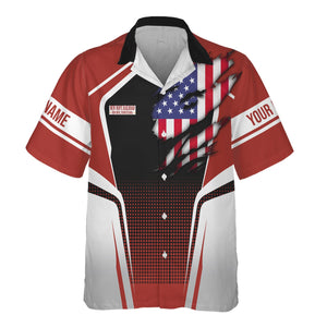 Railspirit Personalized New Hope Railroad Hawaiian Shirt American Eagle Vintage Train Shirt