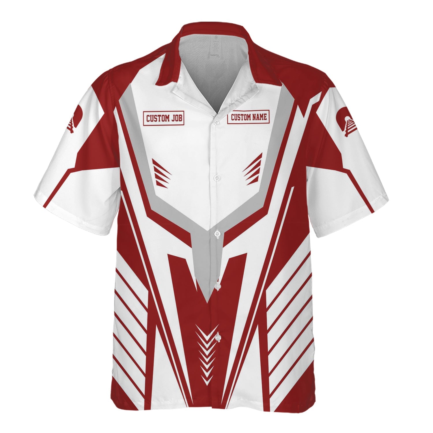 Railspirit Personalized Western Maryland Railway Hawaiian Shirt Workwear-Inspired with Custom Position Train Shirt