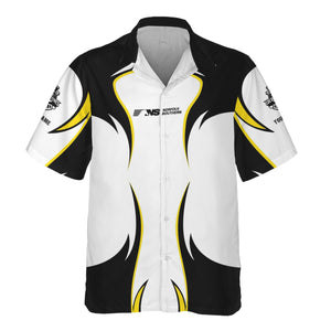 Railspirit Personalized Norfolk Southern Railway Hawaiian Shirt Distinctive Flame Style Shirt For Steam Engine Addict