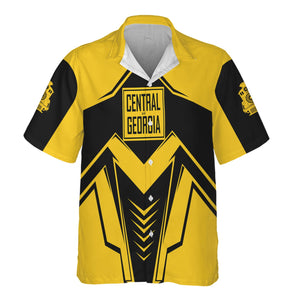 Railspirit Personalized Central of Georgia Railway Hawaiian Shirt Railway Trainspotter Style Shirt Gift Idea For Foamers