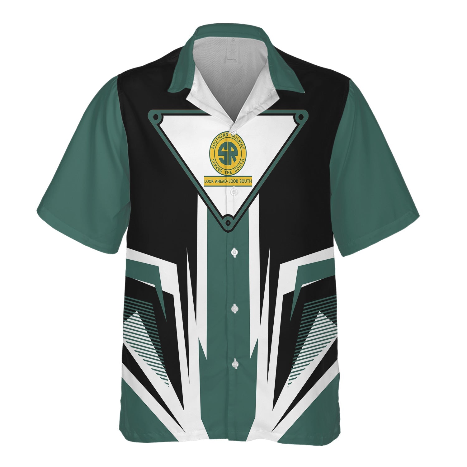 Railspirit Southern Railway U.S Hawaiian Shirt Bold Graphic Style SOU All Over Printed Shirt