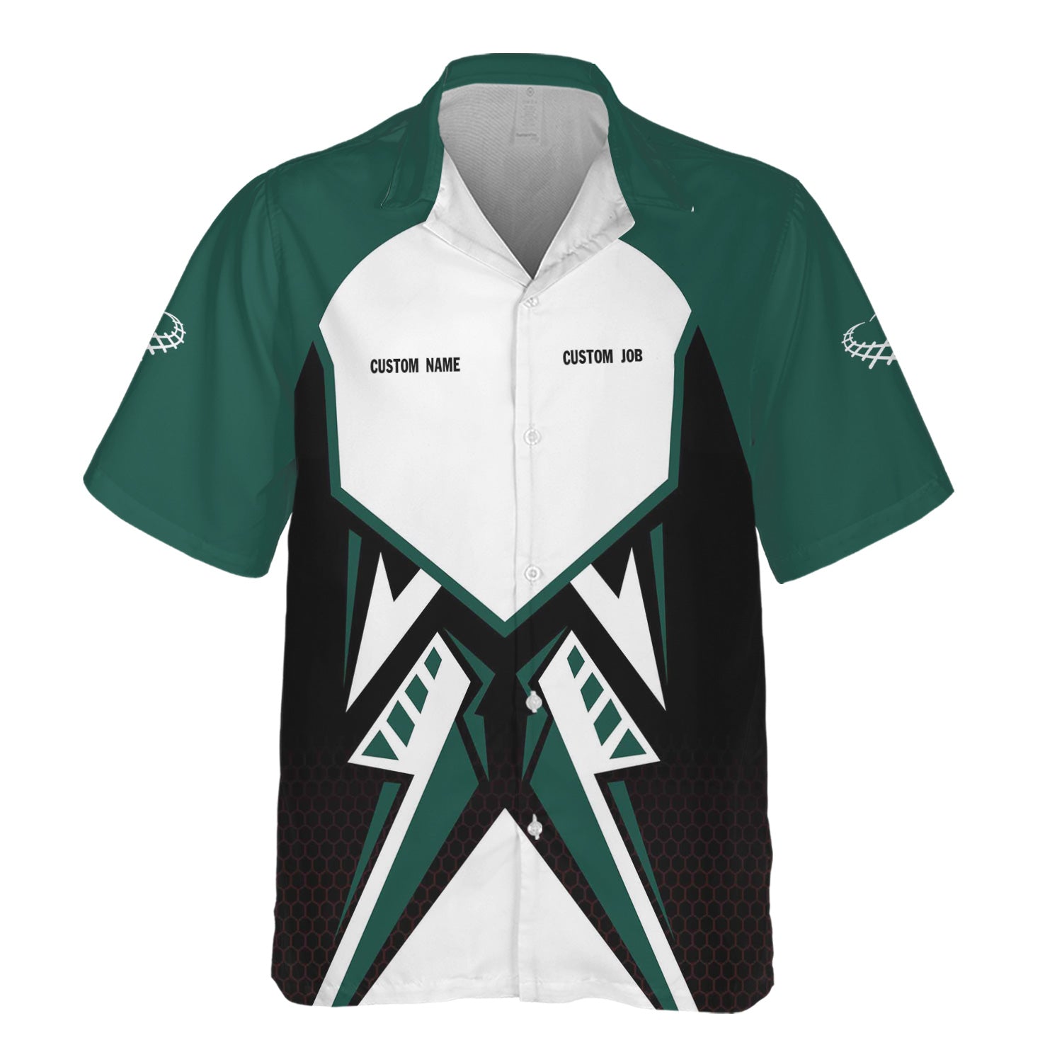 Railspirit Personalized Great Western Railway Hawaiian Shirt Vibriant Style with Custom Position Train Shirt