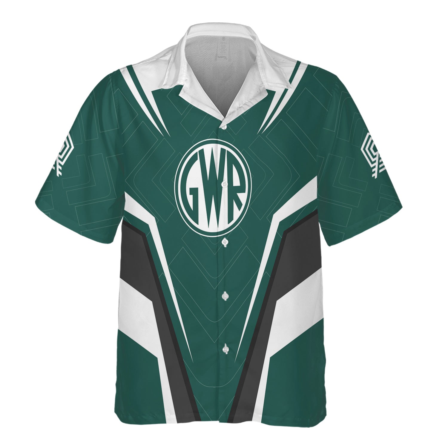 Railspirit Personalized Great Western Railway Hawaiian Shirt Railway Inspired Apparel Train Shirt For Train Lovers