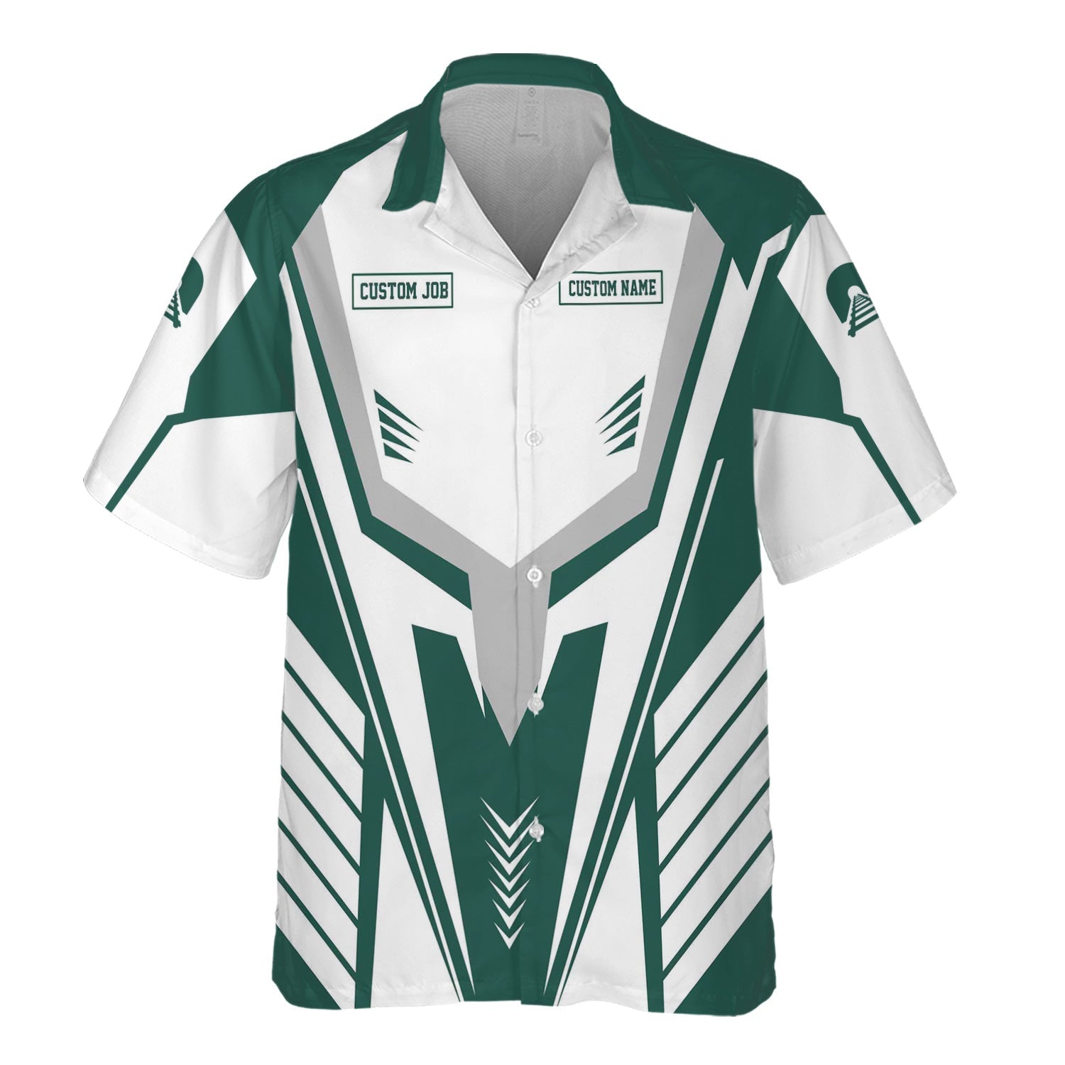 Railspirit Personalized Great Western Railway Hawaiian Shirt Workwear-Inspired with Custom Position Train Shirt