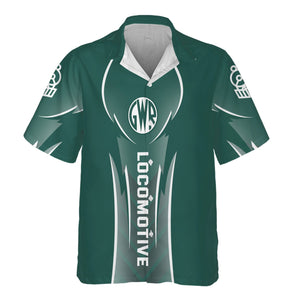 Railspirit Personalized Great Western Railway Hawaiian Shirt Striking Line Style Train Shirt For Locomotive Lovers