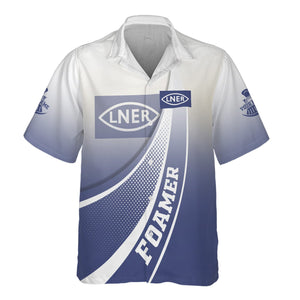 Railspirit Personalized London and North Eastern Railway Hawaiian Shirt Railway-Themed Style Shirt Gift Idea For Trainspotter