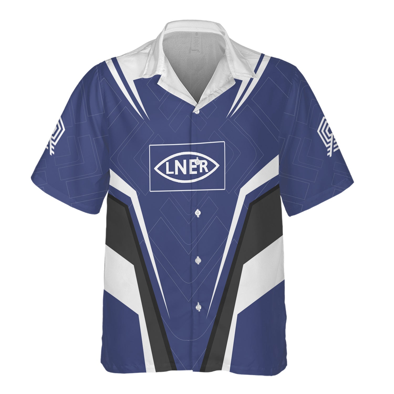 Railspirit Personalized London and North Eastern Railway Hawaiian Shirt Railway Inspired Apparel Train Shirt For Train Lovers