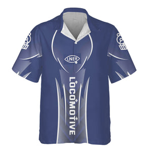 Railspirit Personalized London and North Eastern Railway Hawaiian Shirt Striking Line Style Train Shirt For Locomotive Lovers