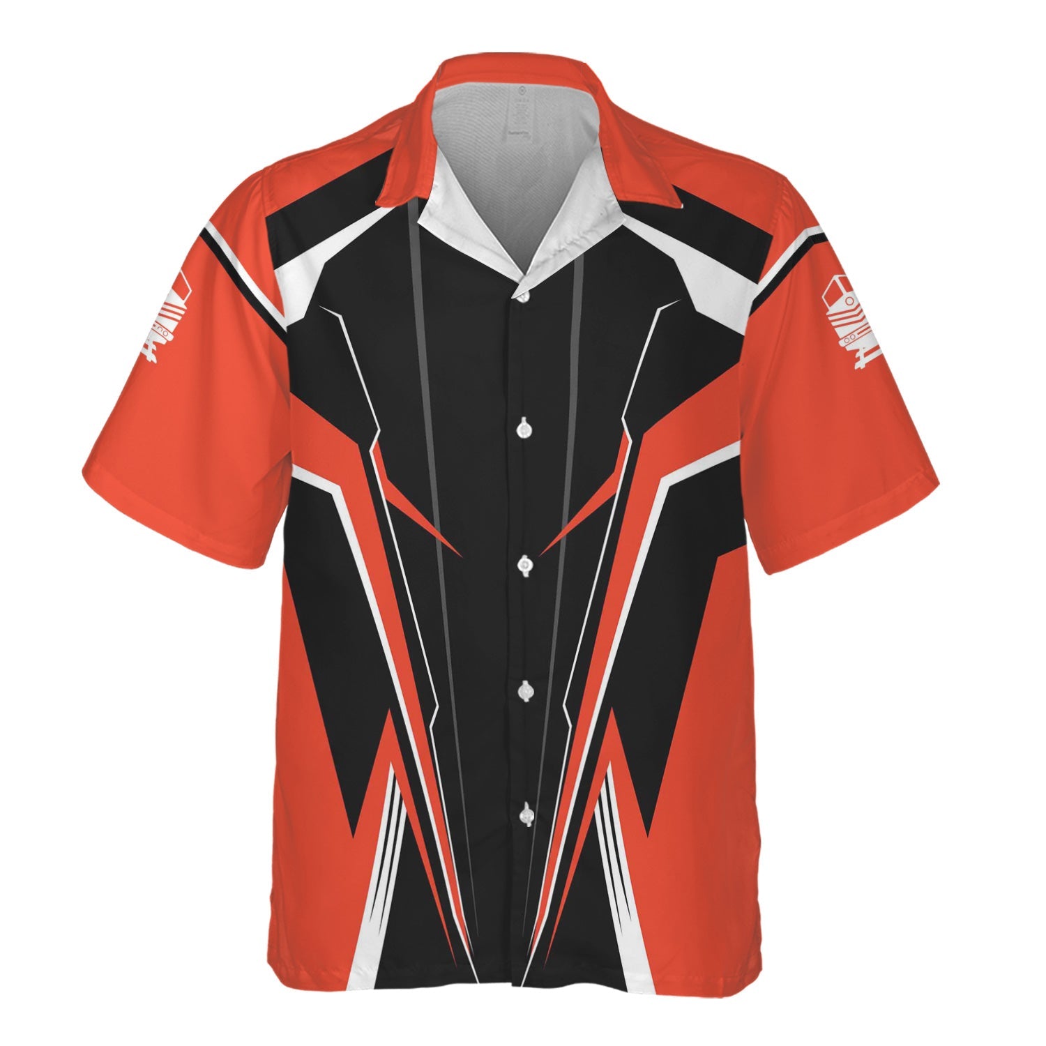 Railspirit Personalized British Railway Hawaiian Shirt Lightning-Edge Design Train Shirt For Railroad Lovers