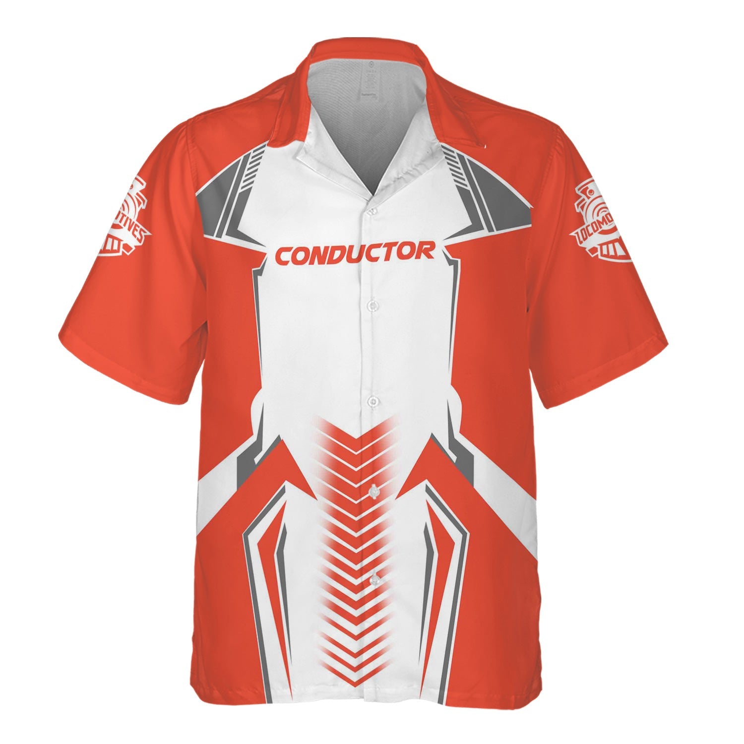 Railspirit Personalized British Railway Hawaiian Shirt Standout Style with Custom Position Train Shirt