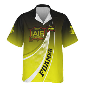 Railspirit Personalized Iowa Interstate Railroad Hawaiian Shirt Railway-Themed Style IAIS Shirt Gift Idea For Trainspotter