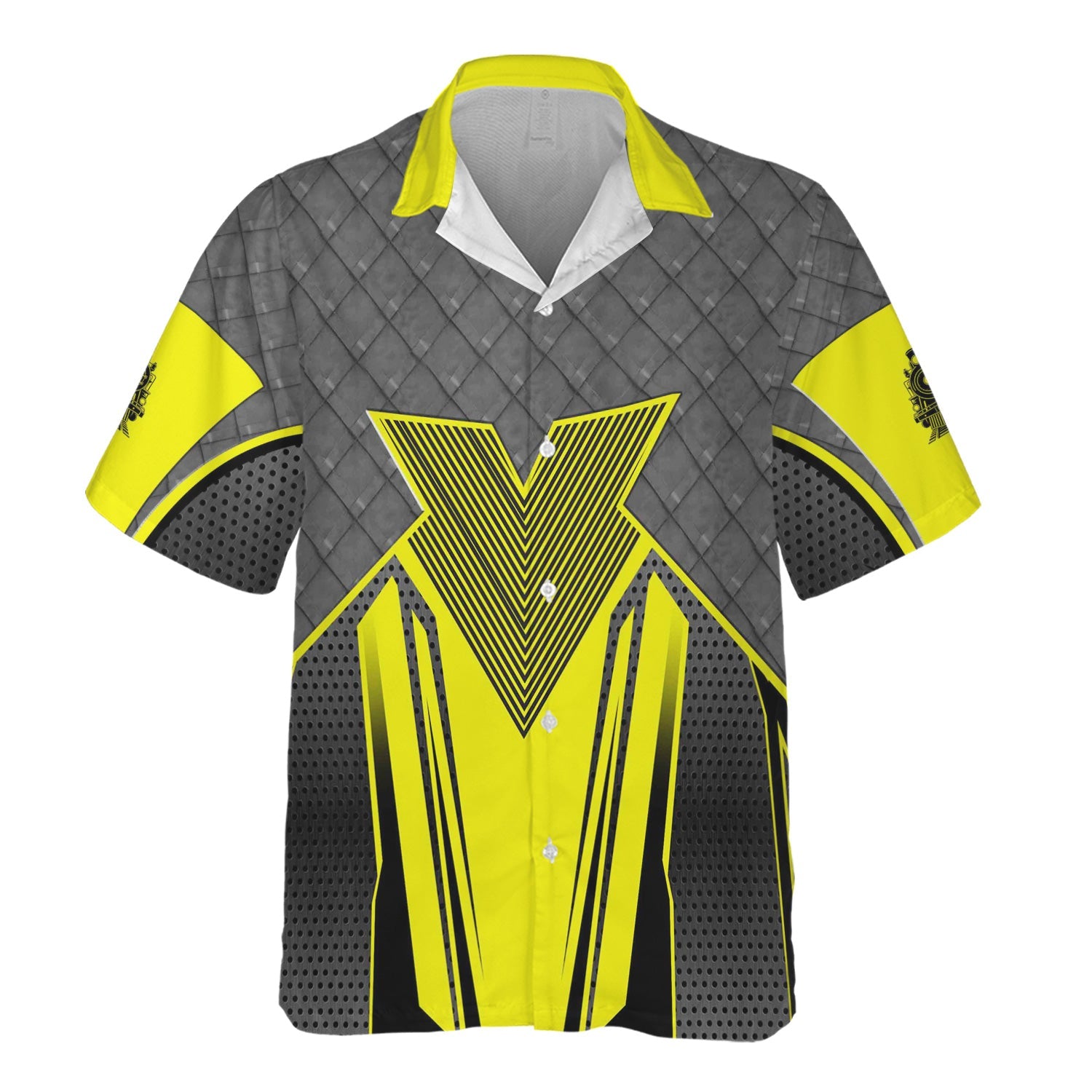 Railspirit Personalized Iowa Interstate Railroad Hawaiian Shirt Rugged Steel Vibes IAIS Train Shirt All Over Print