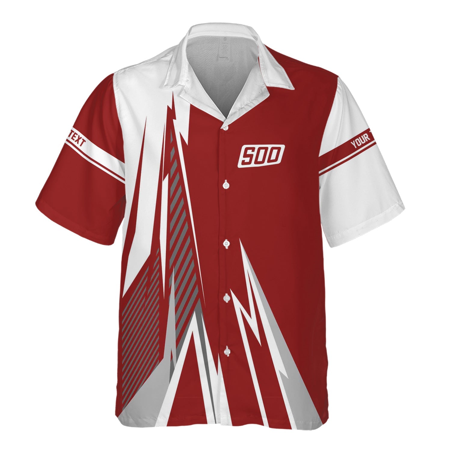 Railspirit Personalized Soo Line Railroad Hawaiian Shirt Lightning-Inspired Railway Style Shirt For Train Lovers