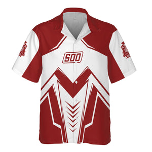 Railspirit Personalized Soo Line Railroad Hawaiian Shirt Railway Trainspotter Style Shirt Gift Idea For Foamers