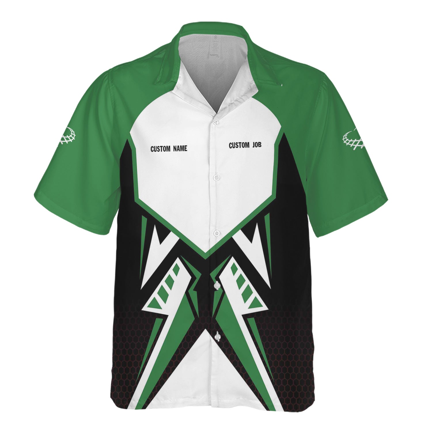 Railspirit Personalized Burlington Northern Railroad Hawaiian Shirt Vibriant Style with Custom Position Train Shirt