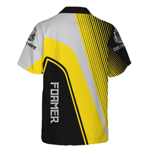 Railspirit Personalized Bessemer And Lake Erie Railroad Hawaiian Shirt Vibrant Striking Style Shirt For Rail Enthusiasts