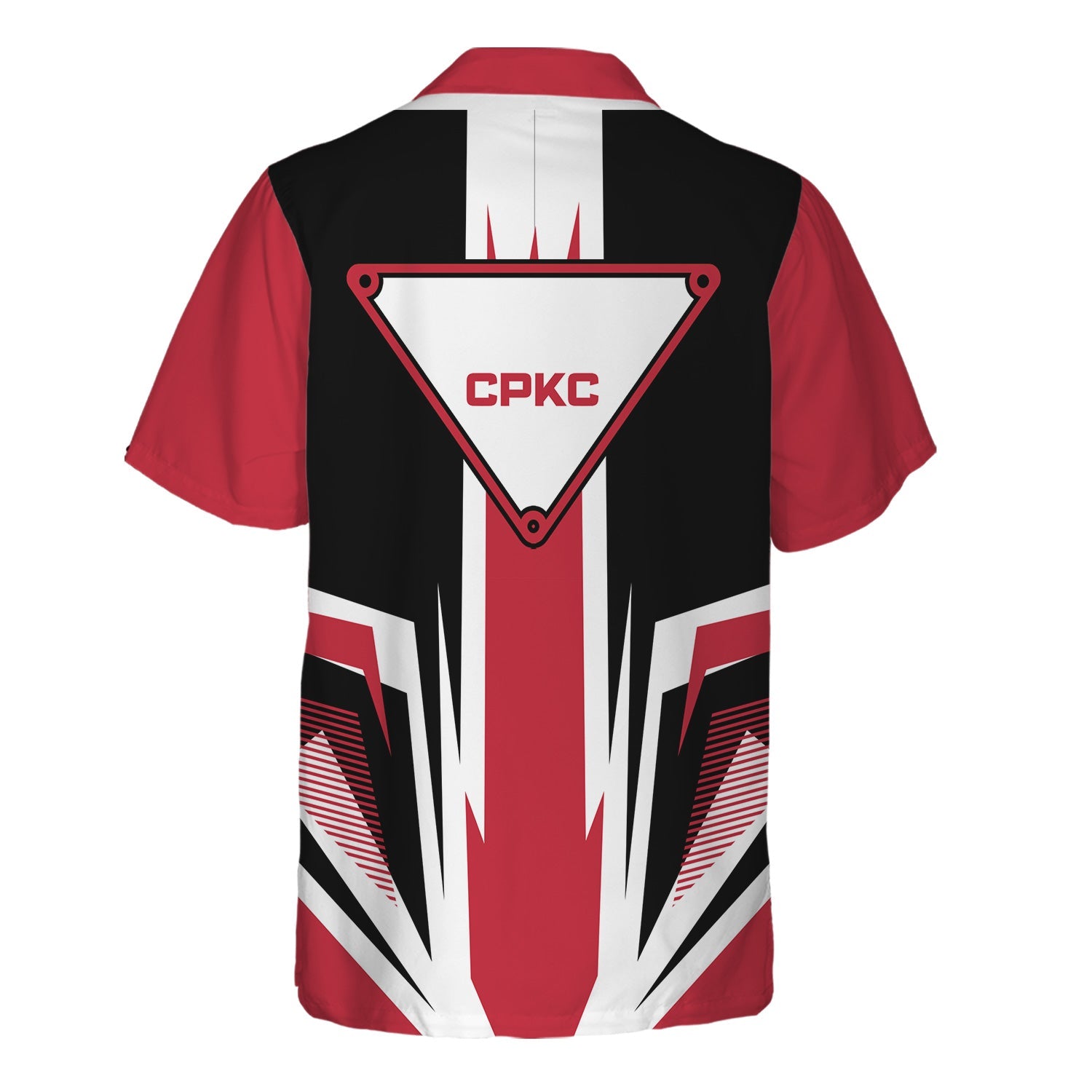 Railspirit Canadian Pacific Kansas City Hawaiian Shirt Bold Graphic Style CPKC All Over Printed Shirt