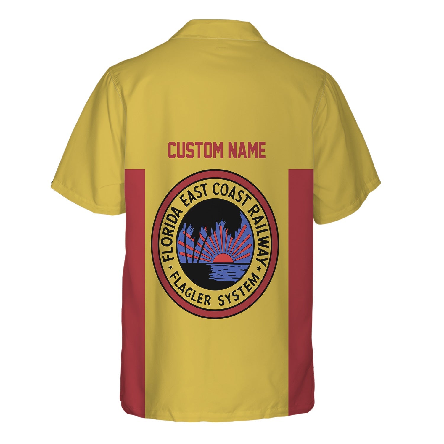 Railspirit Custom Name Florida East Coast Railway Hawaiian Shirt Yes I Need All Those Train Printed Shirt