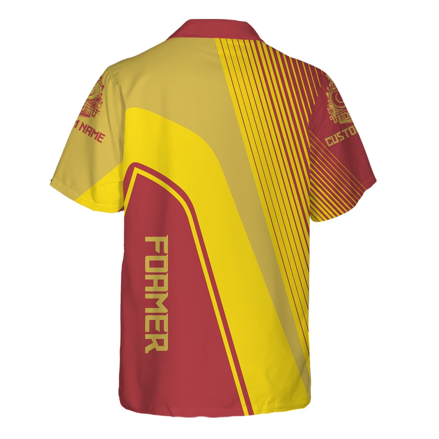 Railspirit Personalized Florida East Coast Railway Hawaiian Shirt Vibrant Striking Style Shirt For Rail Enthusiasts