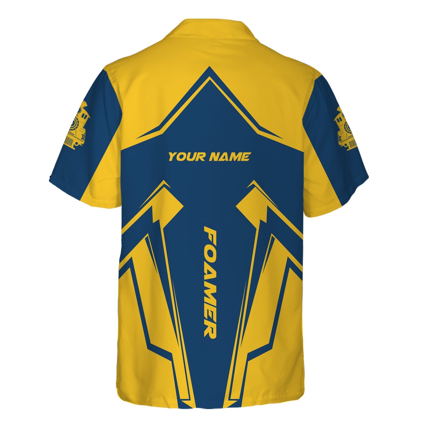 Railspirit Personalized Alaska Railroad Hawaiian Shirt Railway Trainspotter Style Shirt Gift Idea For Foamers