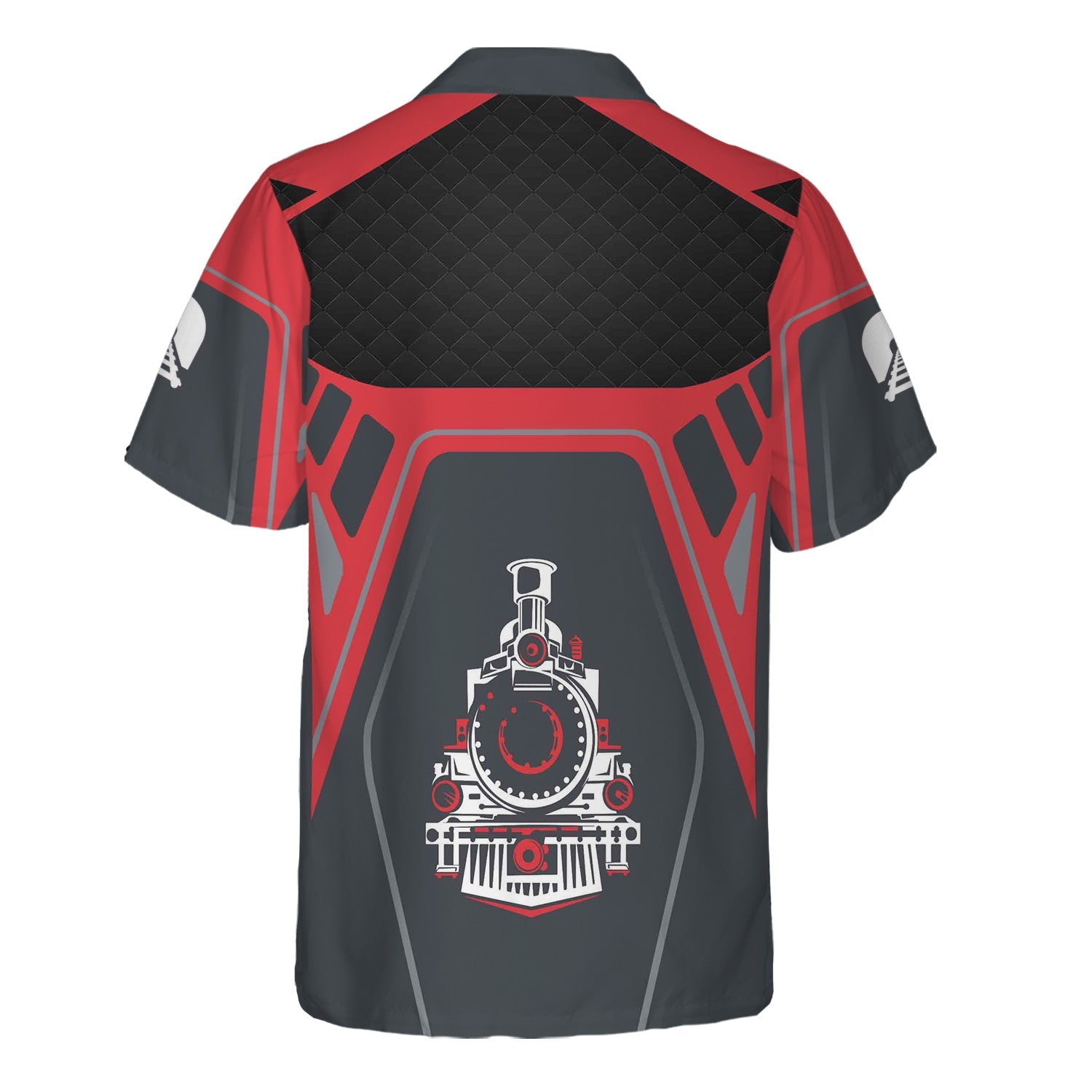 Railspirit Personalized Kansas City Southern Hawaiian Shirt Steam Locomotive Engine Graphic Train Shirt All Over Print