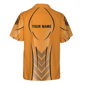 Railspirit Personalized Genesee & Wyoming Inc. Railroad Hawaiian Shirt Striking Line Style Train Shirt For Locomotive Lovers