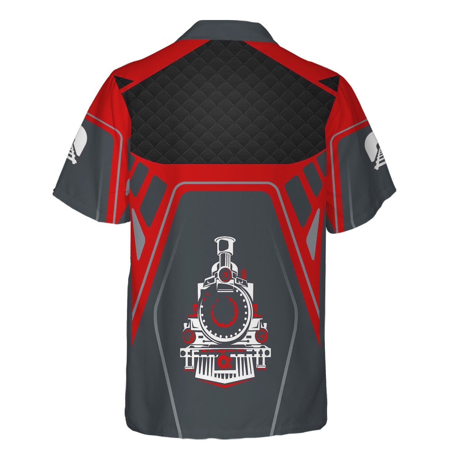 Railspirit Personalized Pennsylvania Railroad Hawaiian Shirt Steam Locomotive Engine Graphic Train Shirt All Over Print