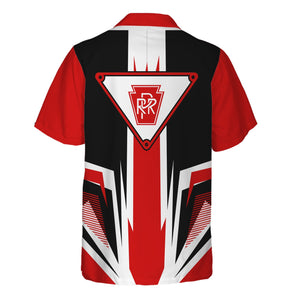 Railspirit Pennsylvania Railroad Hawaiian Shirt Bold Graphic Style All Over Printed Shirt