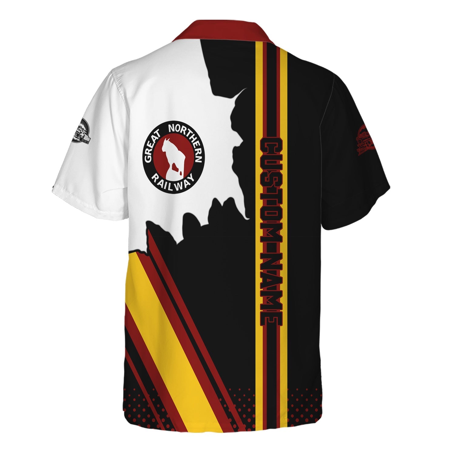 Railspirit Personalized Great Northern Railway Hawaiian Shirt GNR All Over Printed Unisex Shirt